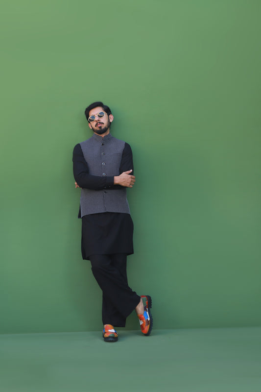 Black & White waistcoat