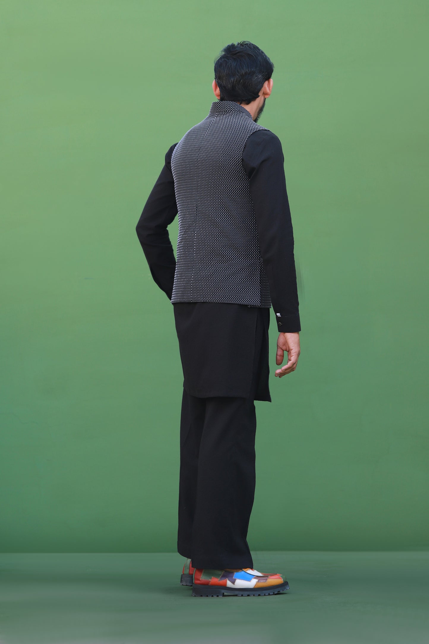 Black & White waistcoat