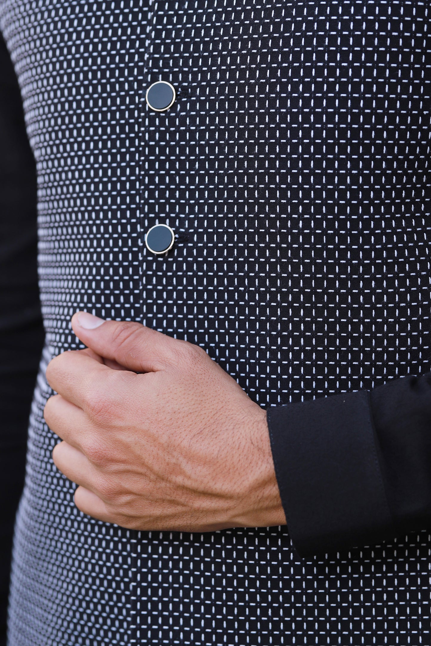 Black & White waistcoat