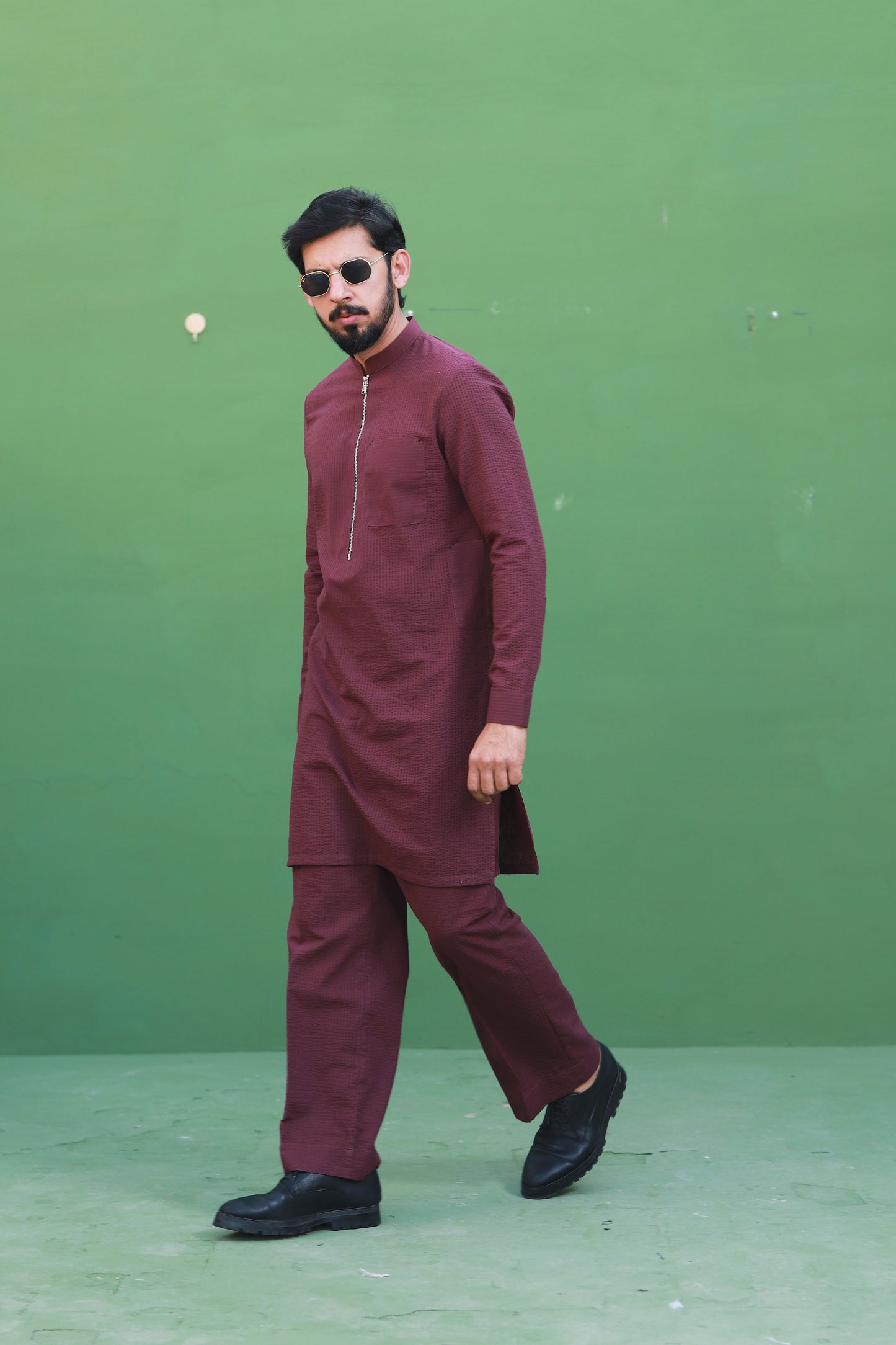 Chocolate Maroon Suit